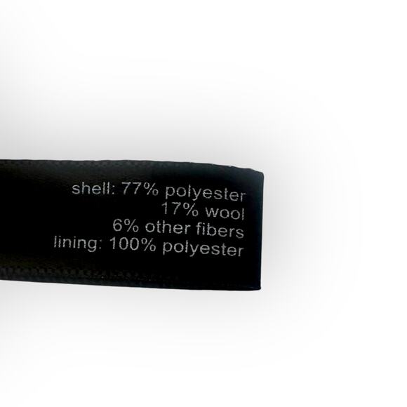 The Limited Tweed Mock Wrap Mini Skirt Size 8 Gray Speckled Button - Picture 7 of 9